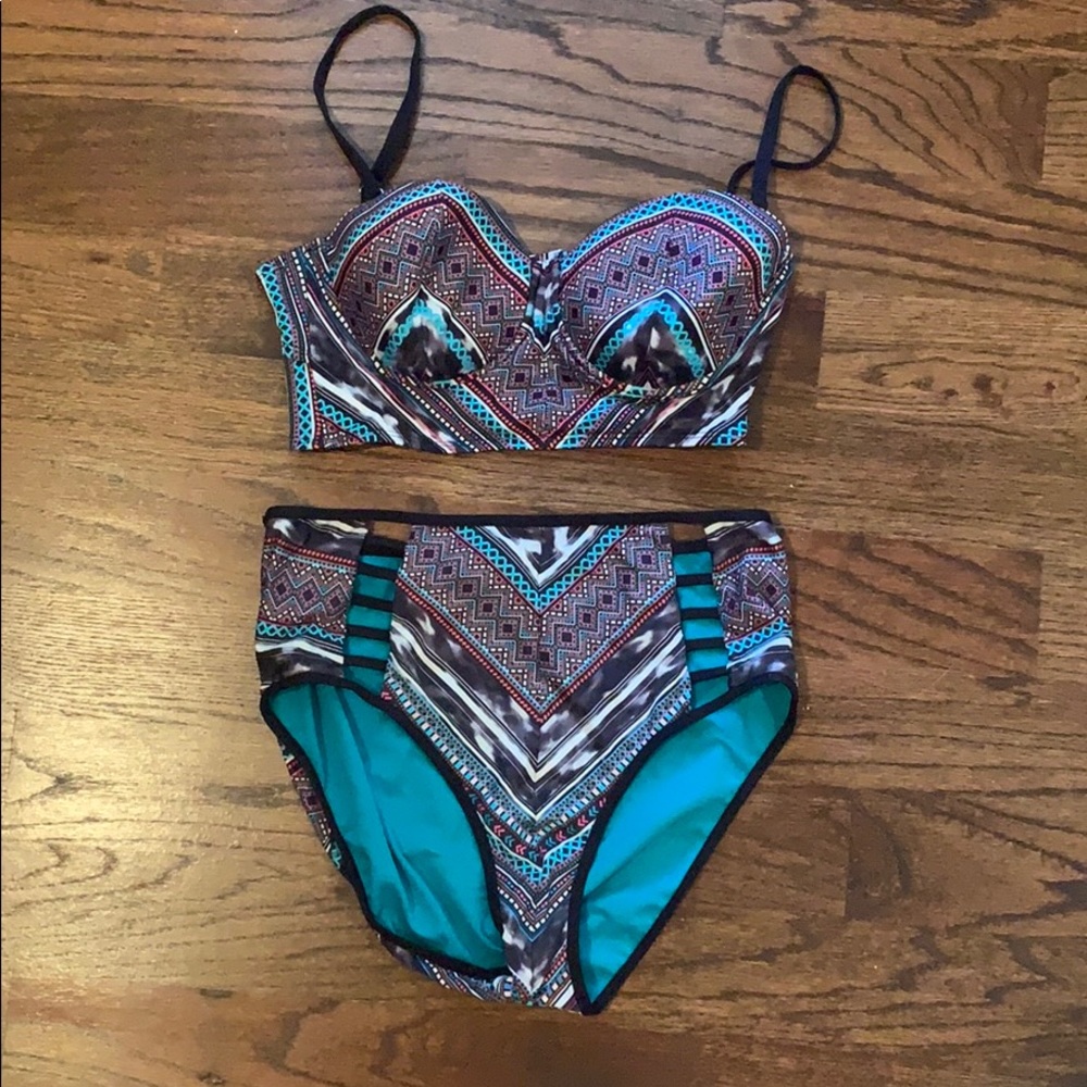 Kenneth Cole high waist bikini